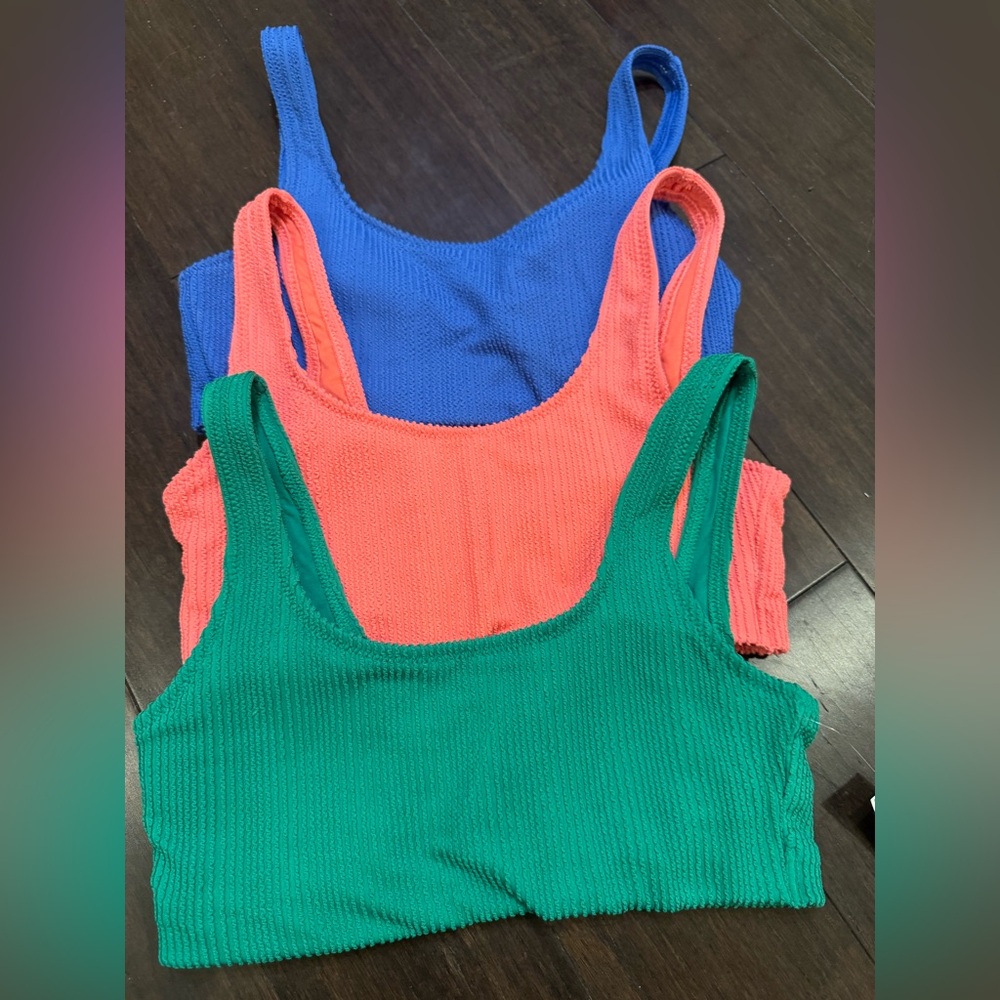 Lot Of Three Medium Old Navy Scoopneck Bikini Tops